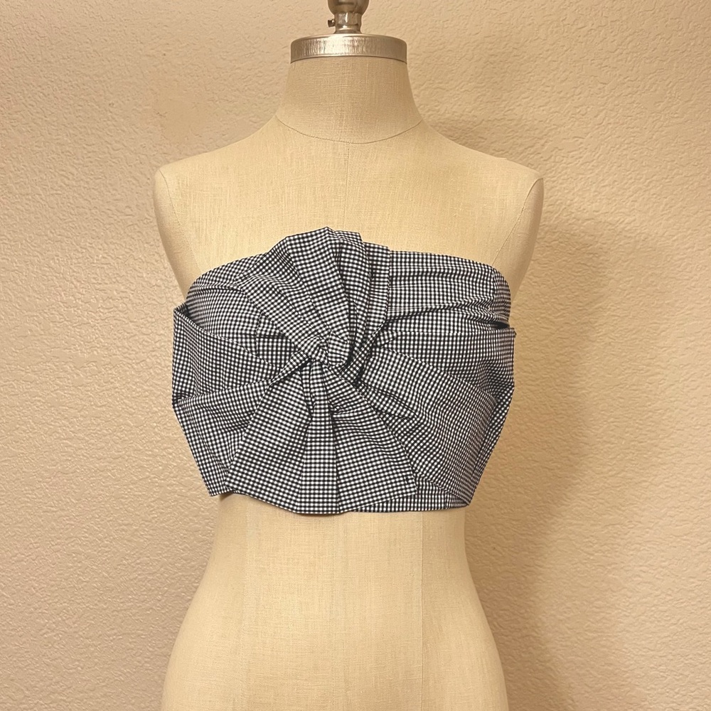 Socialite Gingham Crop Top